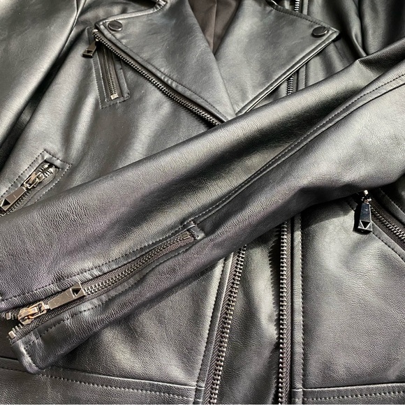 Guess Faux Leather Jacket size S - Picture 5 of 7